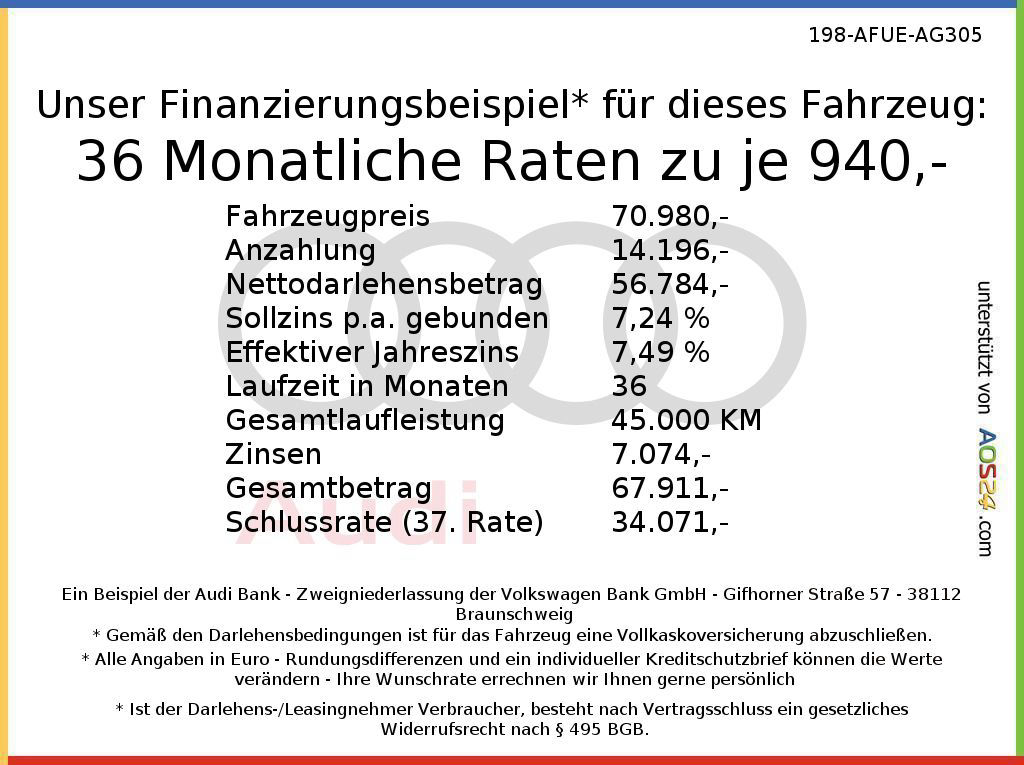Audi RS3 Sportback 294(400) kW(PS) S tronic