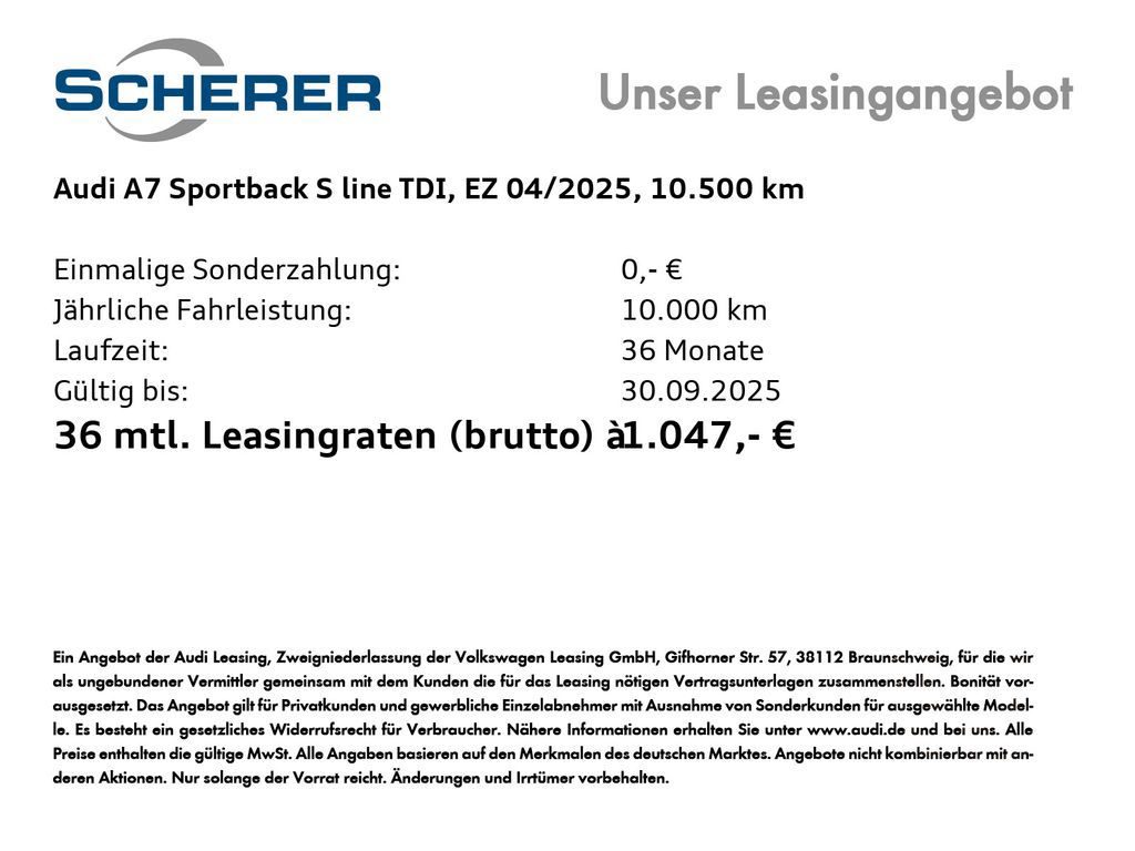 Audi A7 Sportback 50 TDI quattro tiptronic,AHZV,B&O,A