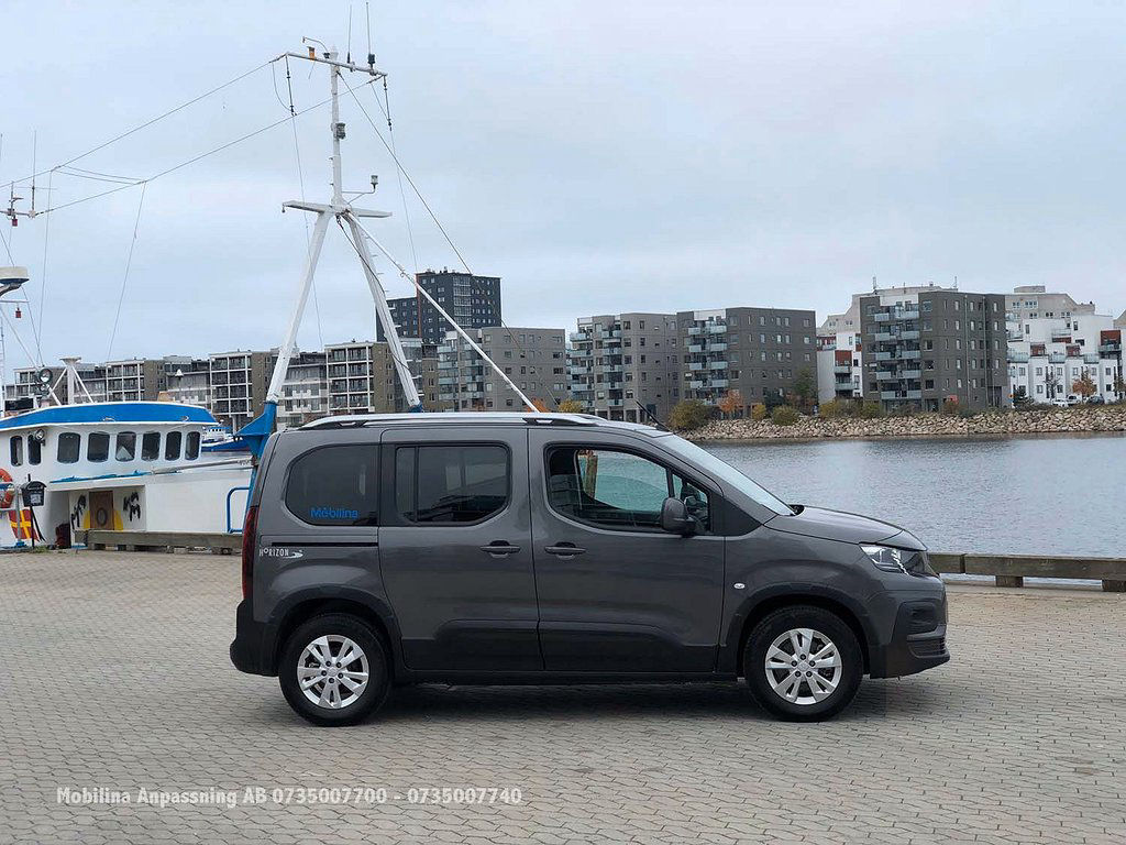Peugeot Rifter Handikappanpassad Golvsänkt