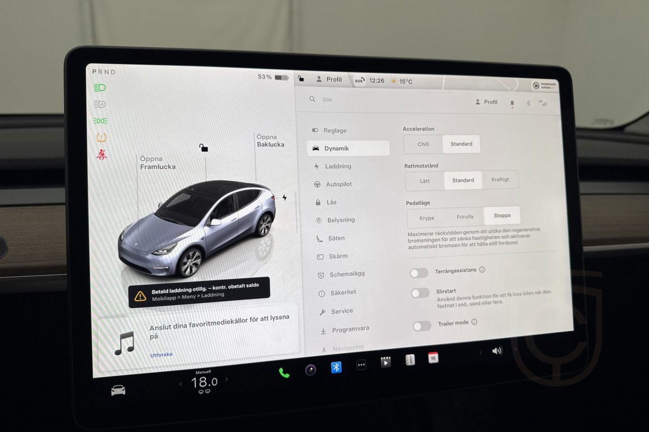 Tesla Model Y Long Range AWD Autopilot Panorama