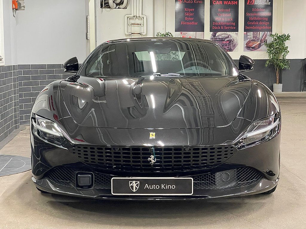 Ferrari Roma 3.9 V8 DCT 620hk 2021 Kolfiber Sv-såld MOMSBIL
