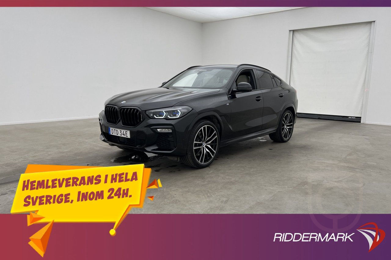 BMW X6 xDrive40i M Sport Pano B&W Sky Komfortstolar 360°