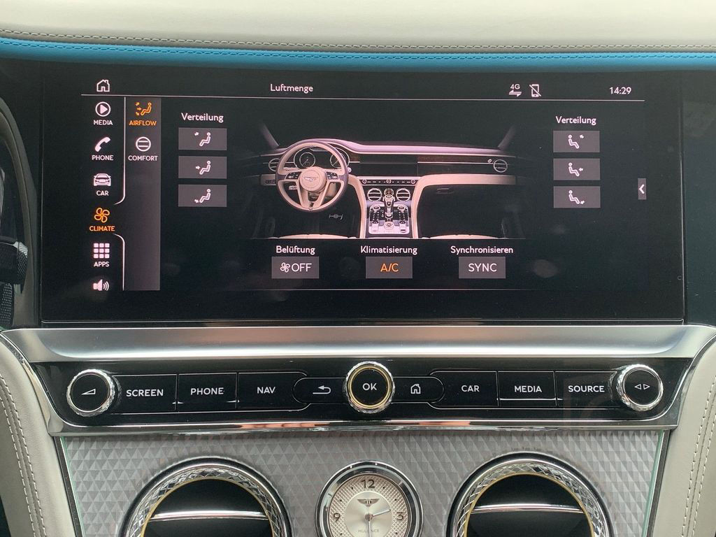 Bentley Continental GTC V8 Mulliner Blackline/Carbon/HUD