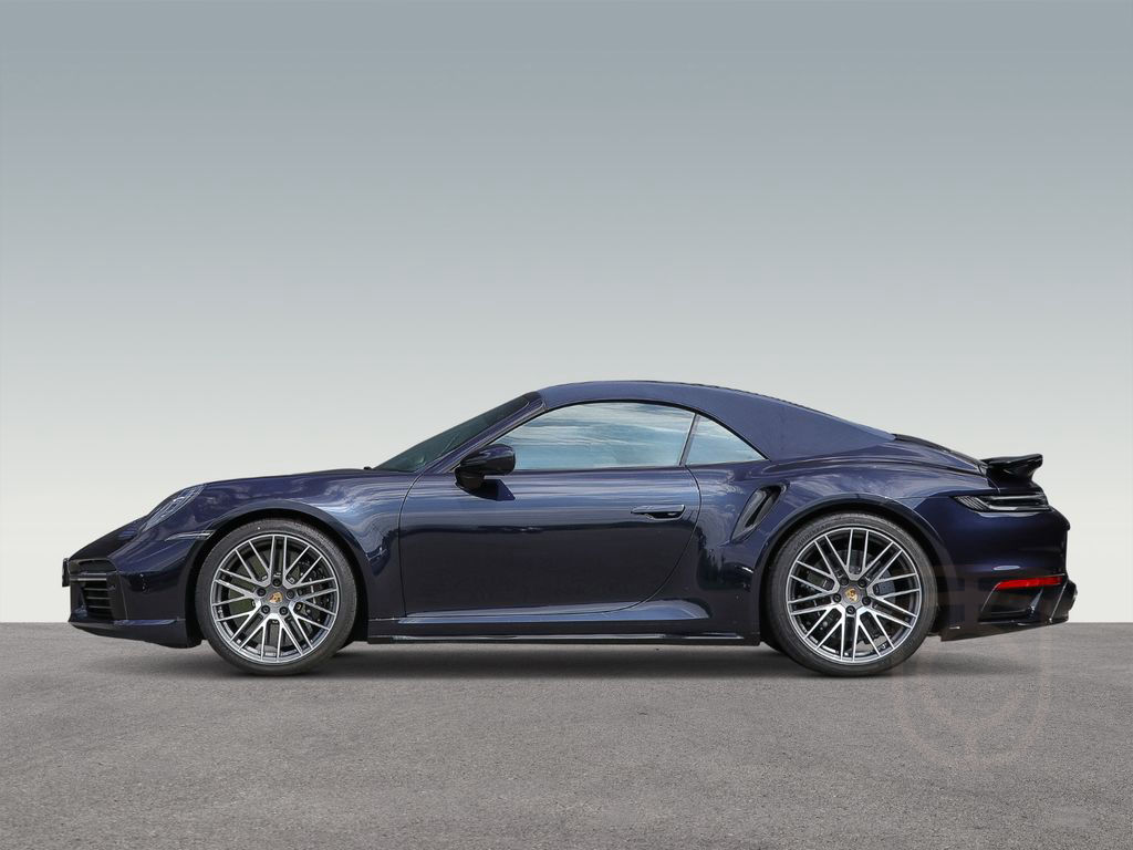 Porsche 992 911 Turbo S Cabrio Leder-crema Burmester