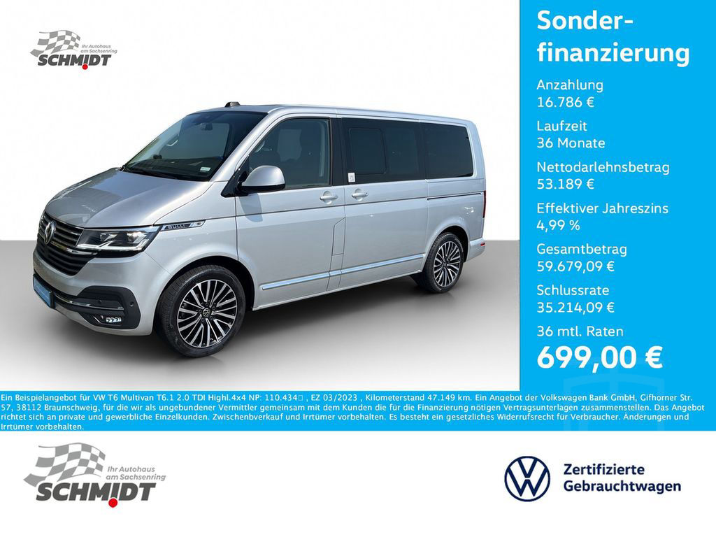 Volkswagen T6 Multivan T6.1 2.0 TDI Highl.4x4 NP: 110.434