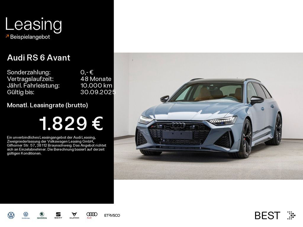 Audi RS 6 Avant HUP*KERAMIK*305KMH*LASER*AHK*PANO