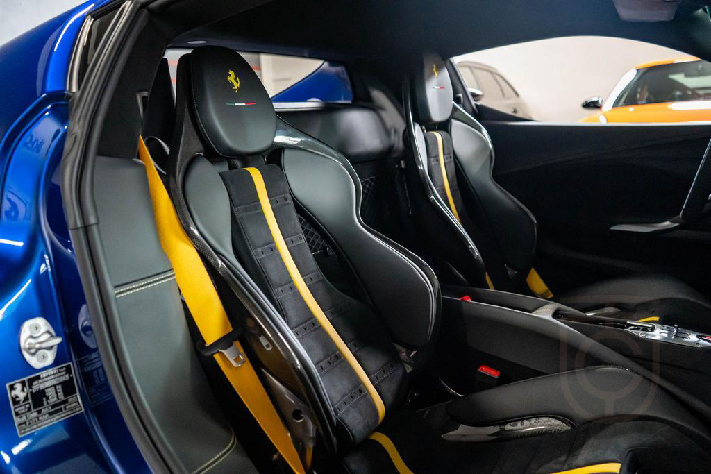 Ferrari 296 GTB Blu Elettrico AFS 360° LIFT RACING-SEATS