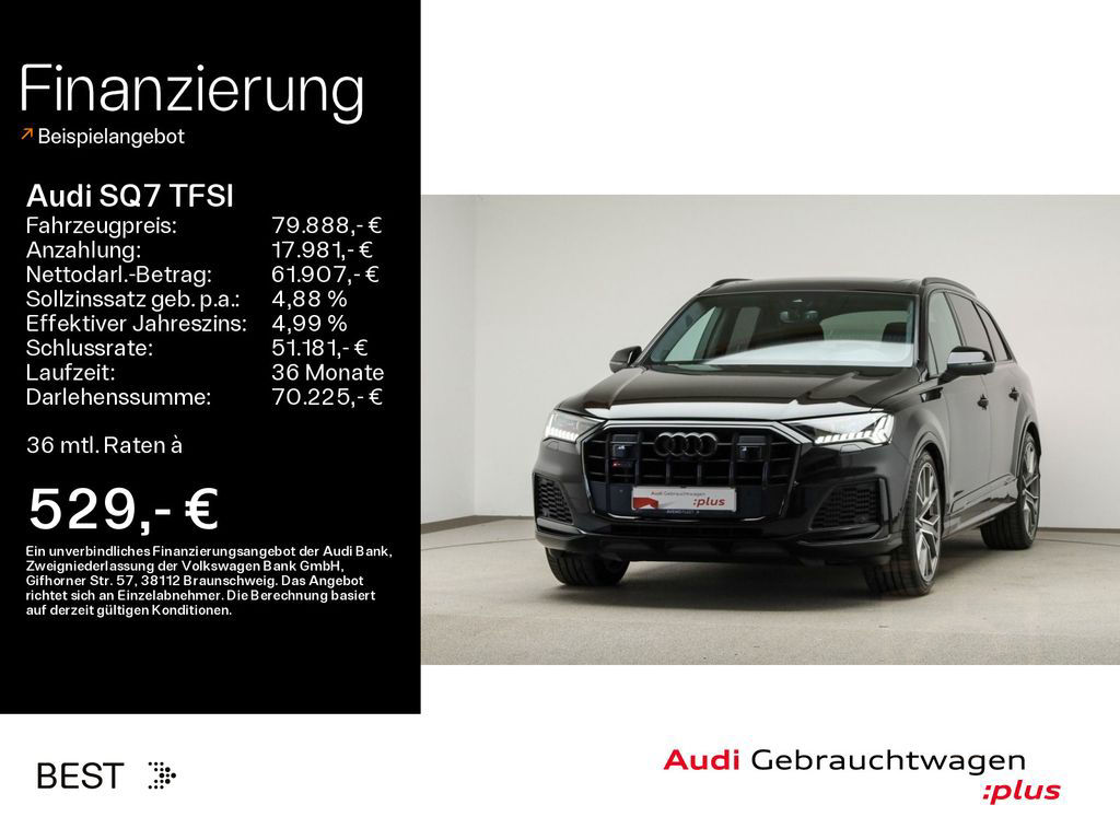 Audi SQ7 TFSI competition AHK*HUD*7 Sitz*Assist*B&O*
