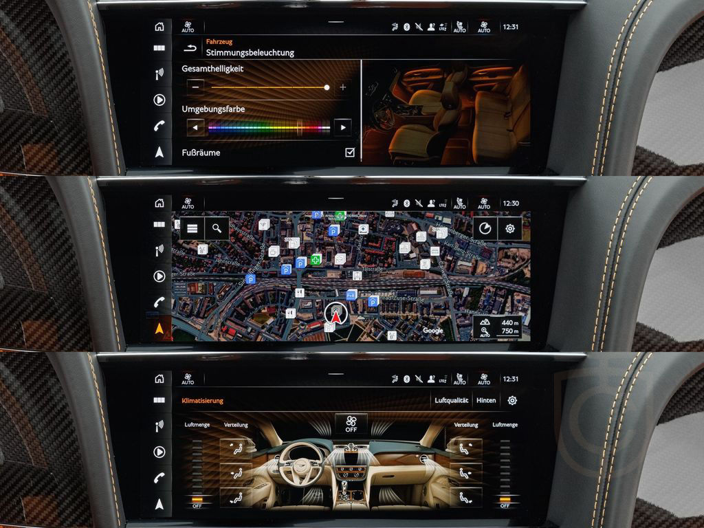 Bentley Bentayga S V8 / Mandarin - Lederfarbe