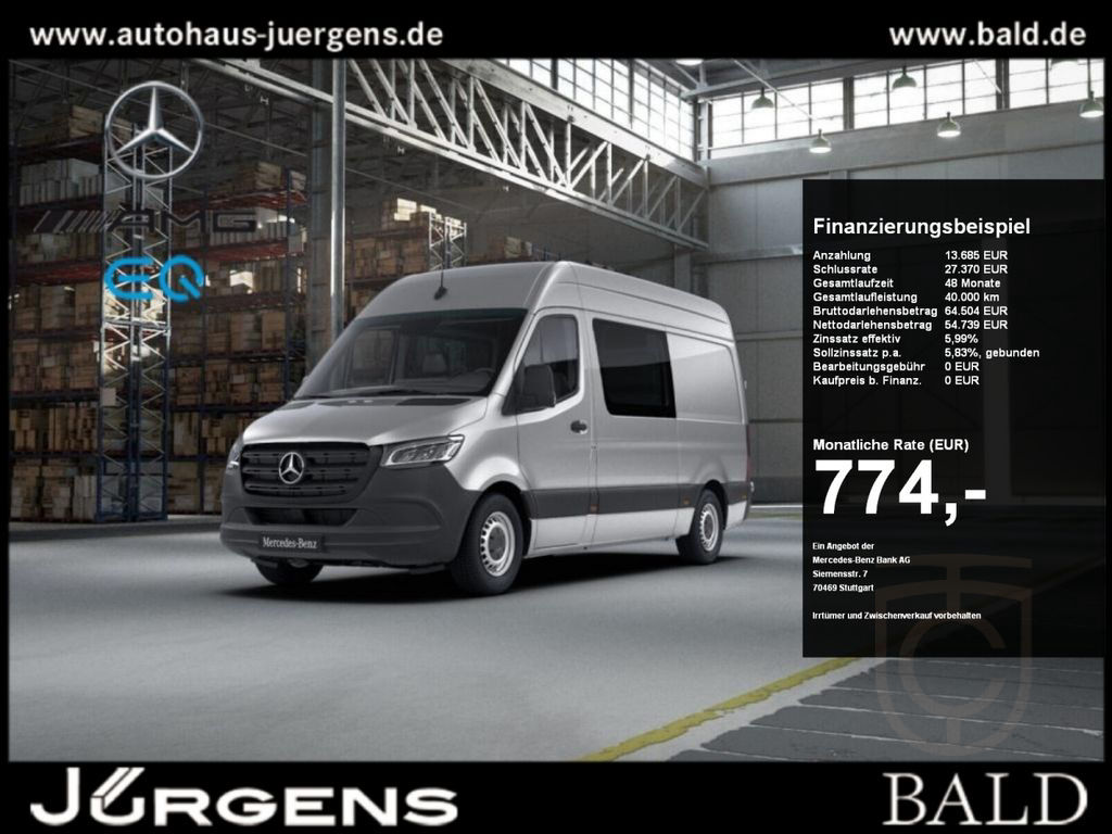 Mercedes-Benz SPRINTER 319 MIXTO+L2H2+DISTR+STHZG+MBUX+AHK3,5T