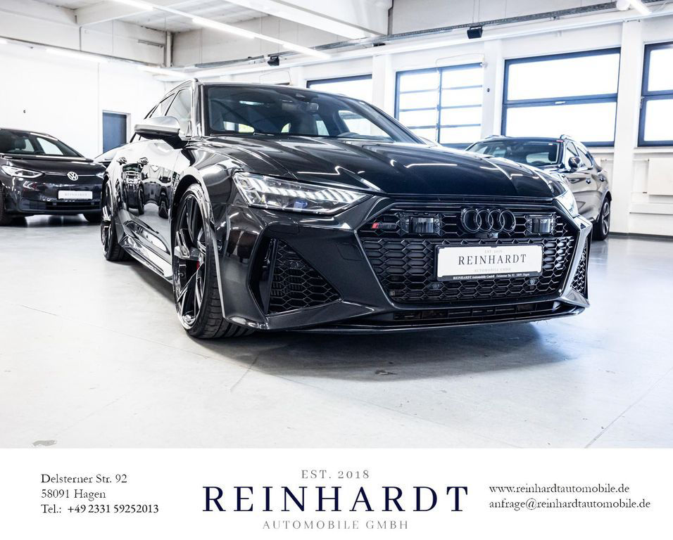 Audi RS6 AVANT ALL-BLACK 22Z./ACC/HuD/PANO/RS-AGA/B&O