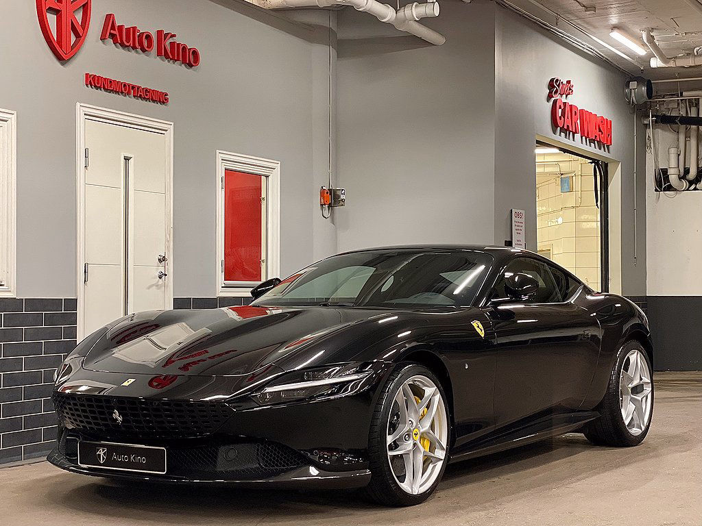 Ferrari Roma 3.9 V8 DCT 620hk 2021 Kolfiber Sv-såld MOMSBIL