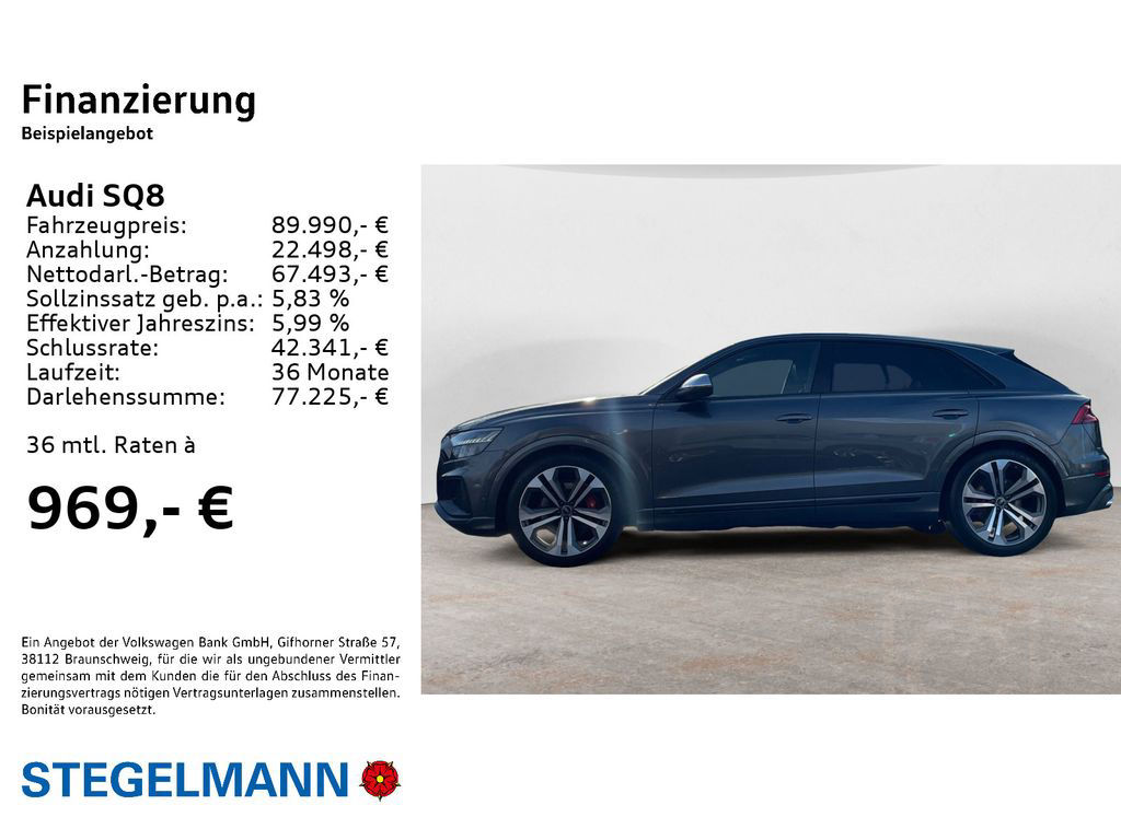 Audi SQ8 4.0 TFSI qu. Tiptronic *Pano*AHK* Matrix-LED