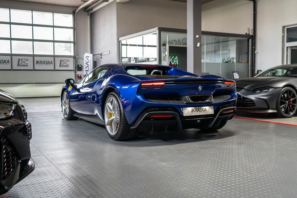 Ferrari 296 GTB Blu Elettrico AFS 360° LIFT RACING-SEATS