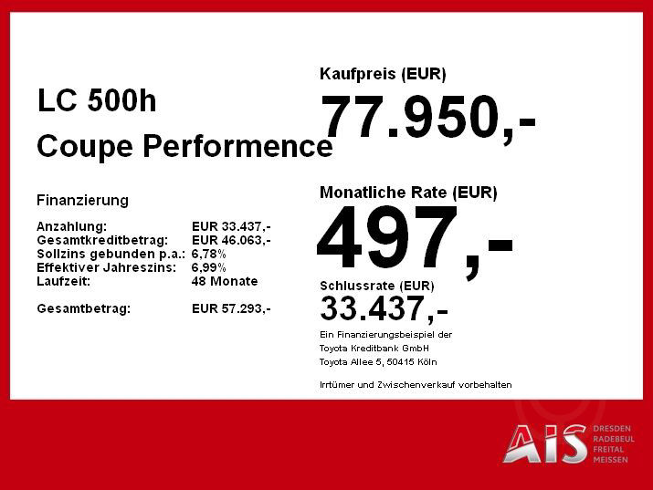 Lexus LC 500h Coupe Performence HUD*Navi*KAM*DAB*SHZ