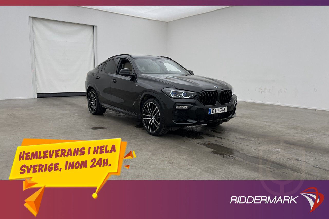 BMW X6 xDrive40i M Sport Pano B&W Sky Komfortstolar 360°