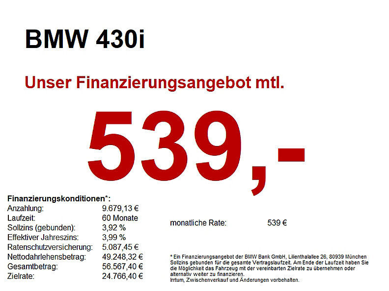 BMW 430i Cabrio