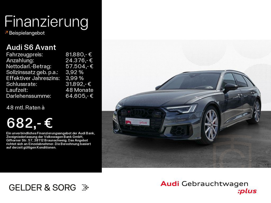 Audi S6 Avant TDI OptikSchwarz*DynAllrad*AIR*B&O