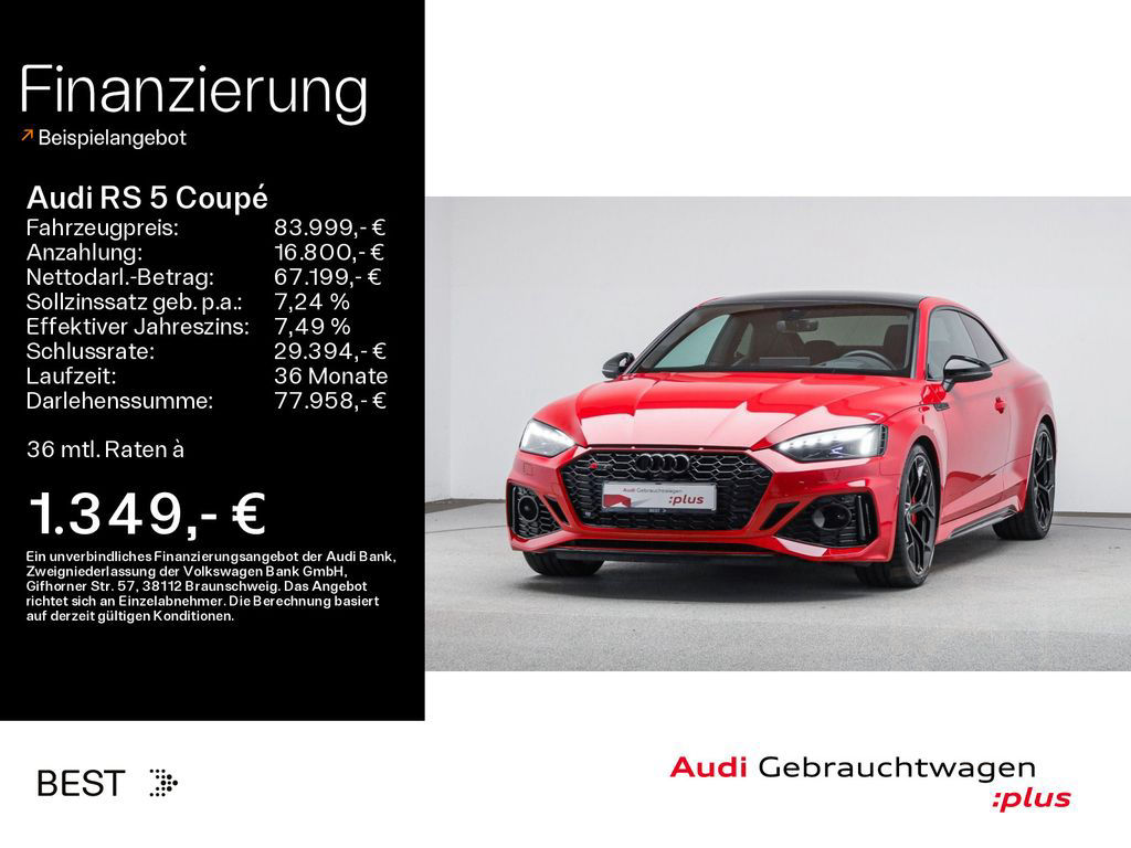 Audi RS 5 Coupé*NAVI-PLUS*HUD*RS-AGA*PANO*OPTIK-PAKET