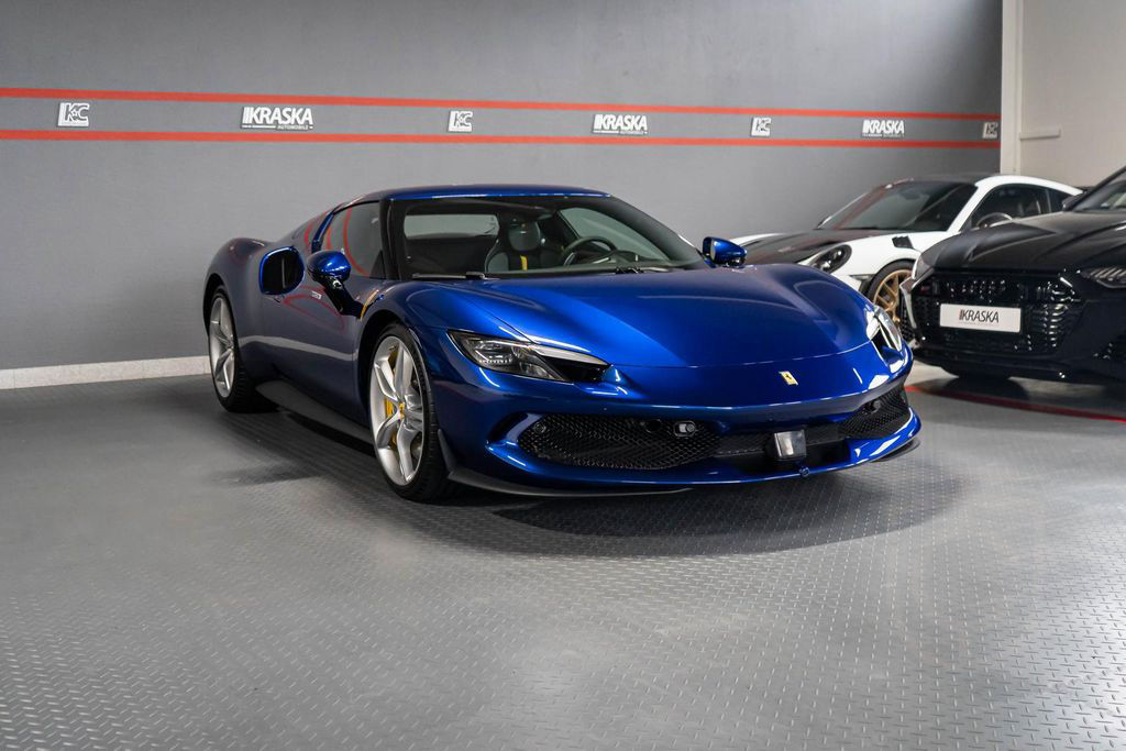 Ferrari 296 GTB Blu Elettrico AFS 360° LIFT RACING-SEATS