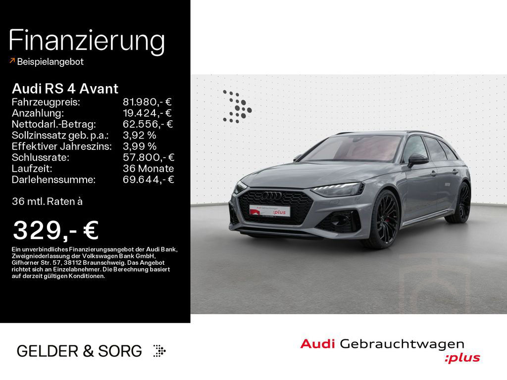 Audi RS 4 Avant qu. 280km/h*RS-Dynamik*B&O*HuD*Matrix
