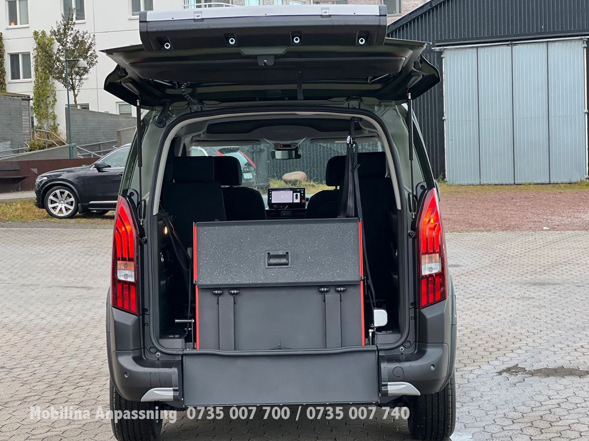 Peugeot Rifter Handikappanpassad Rullstolsbil