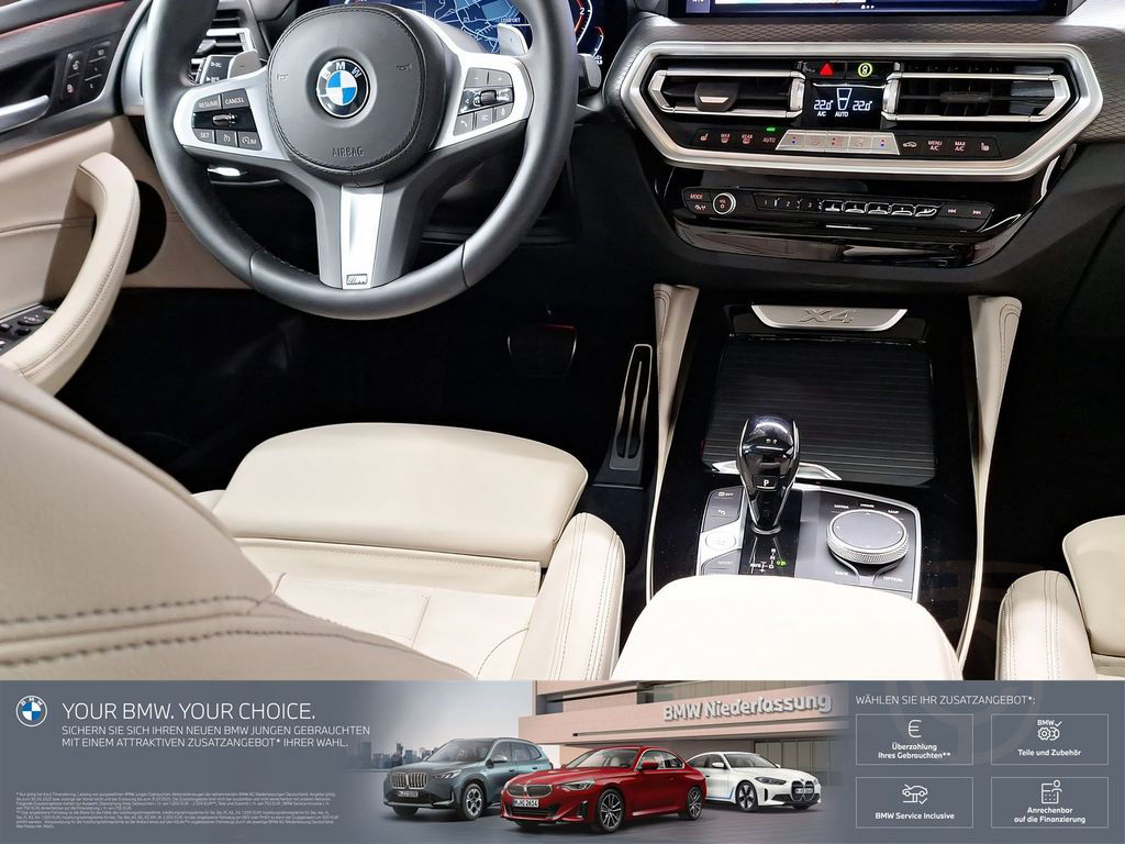 BMW X4 xDrive30d M Sport AHK LiveCockpitProf Laser