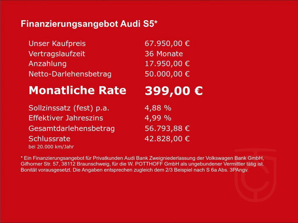 Audi S5 Sportback Q PANO NAVI+ MATRIX KAMERA