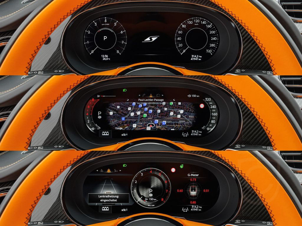 Bentley Bentayga S V8 / Mandarin - Lederfarbe