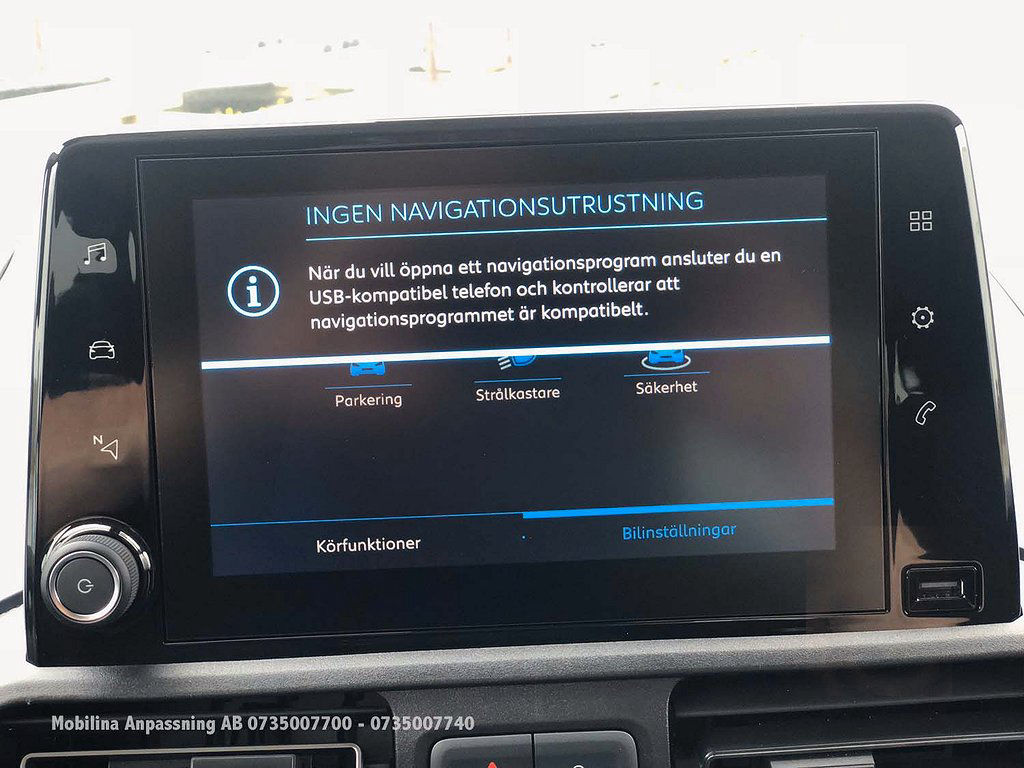 Peugeot Rifter Handikappanpassad Golvsänkt