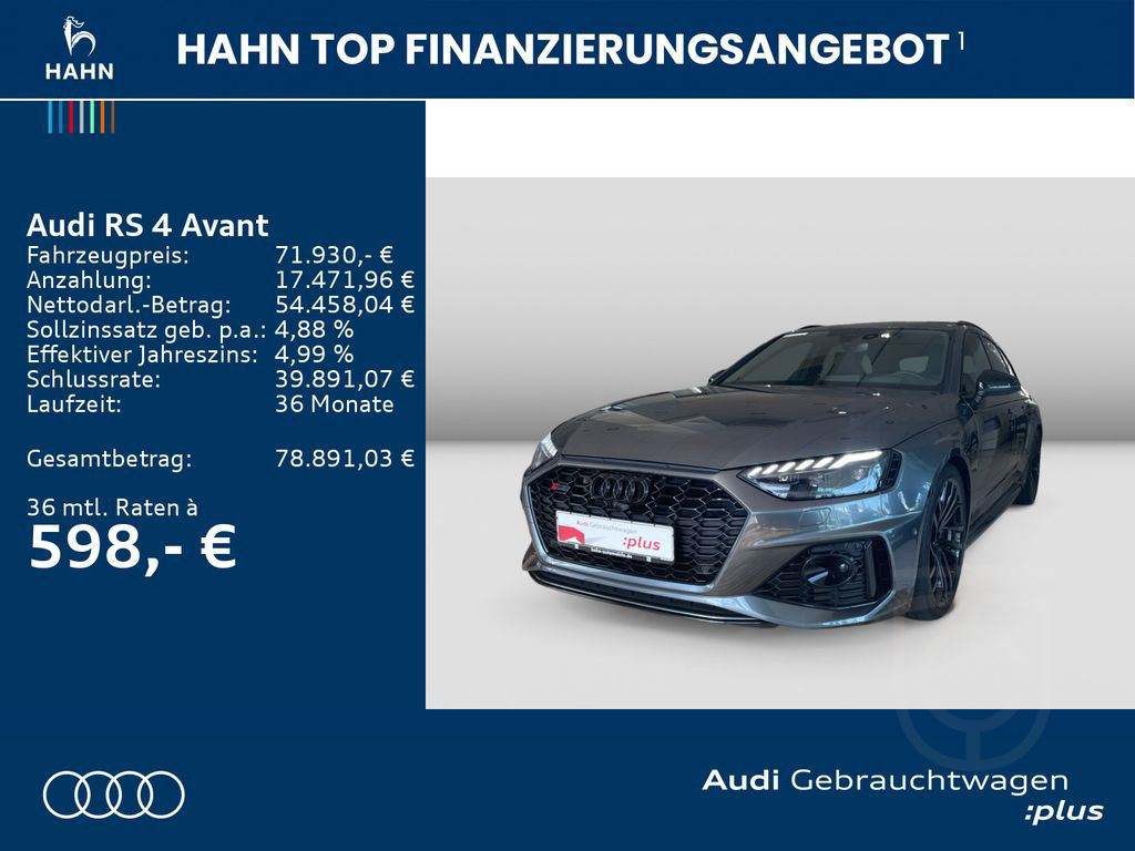 Audi RS 4 Avant TFSI S-tronic quattro B&O Matrix Pano