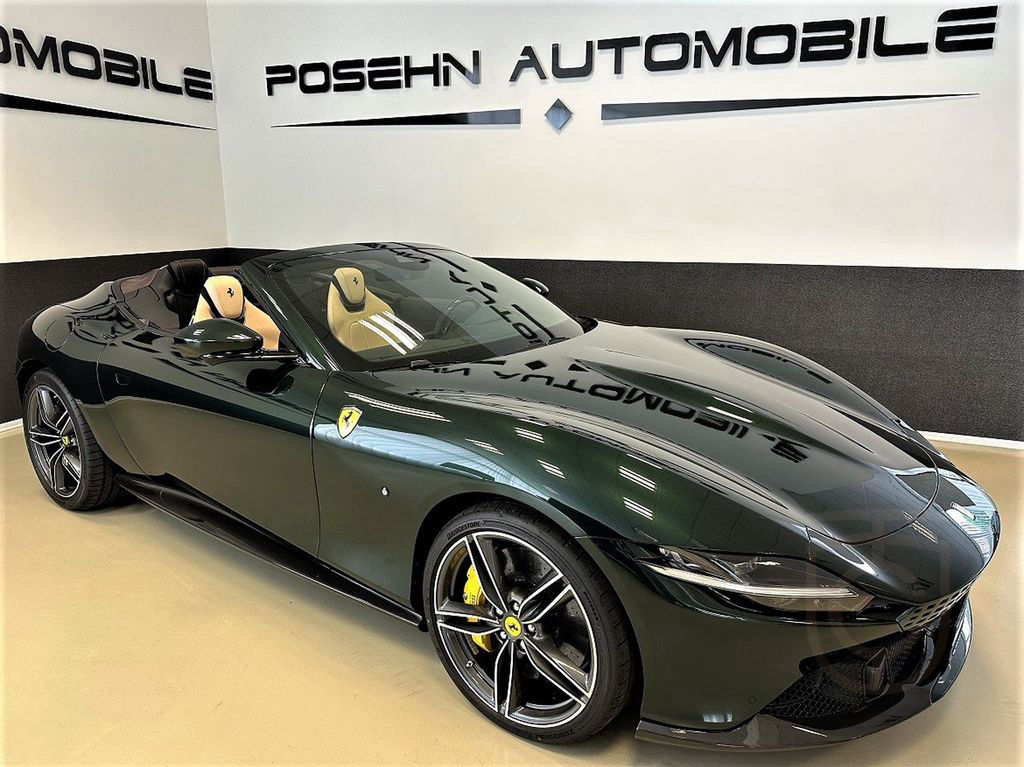 Ferrari Roma Spider Green/Beige Carbon 360° JBL