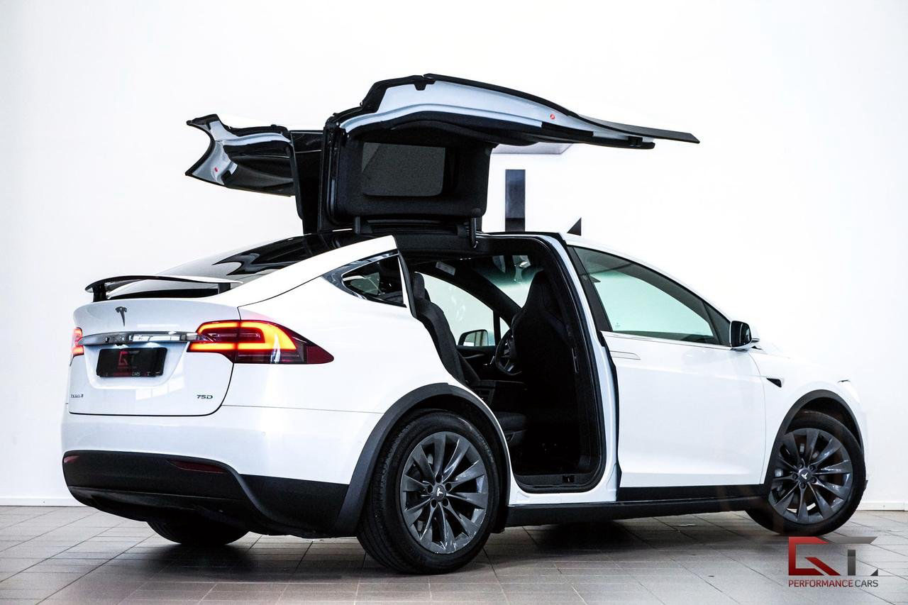 Tesla Model X 75D Luftfjädring Autopilot Leasebar 1 Ägare