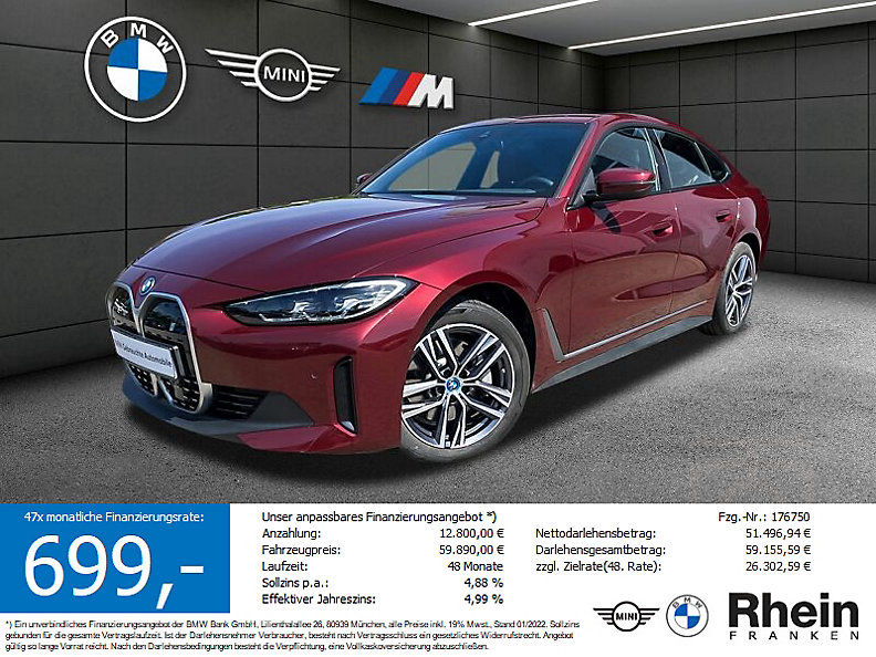 BMW i4 eDrive40 Gran Coupé