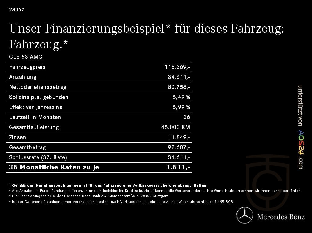 Mercedes-Benz GLE 53 AMG 4MATIC+ Coupé AMG Sitzklima SHD MBUX