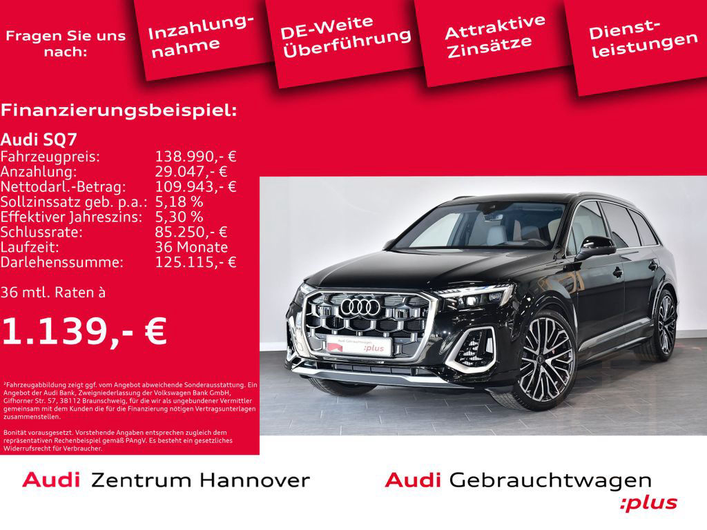 Audi SQ7 SUV TFSI 373(507) kW(PS) tiptronic